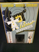 Rare Ancienne Glacoide Confiserie Biscuits Chocolats Pierrot Verdunois