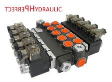 Distributeur 5 fonctions électrique double effet 12V DC 50L/min