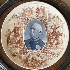 Mac Mahon - Assiette Commémorative U & C Sarreguemines - Fin XIXe