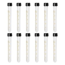 12 Pcs Tube À Essai En Verre