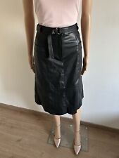 Jupe noire en simili cuir