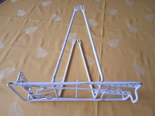 Vintage années 60 70 Ancien porte bagage blanc arrière vélo adulte avec ressort