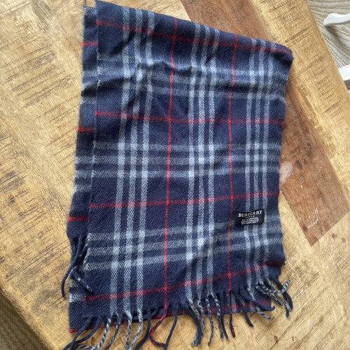 écharpe burberry bleu vert - burberry, bleu/vert