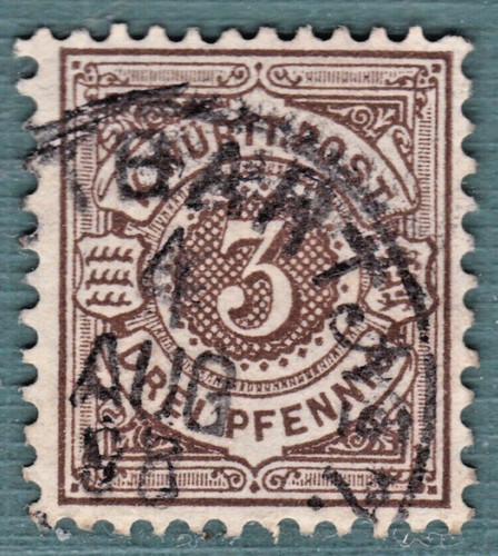 Timbre allemagne 1890 - timbre, 1890-94