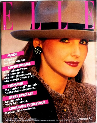 Elle 1981 chapeaux - elle, 1981: