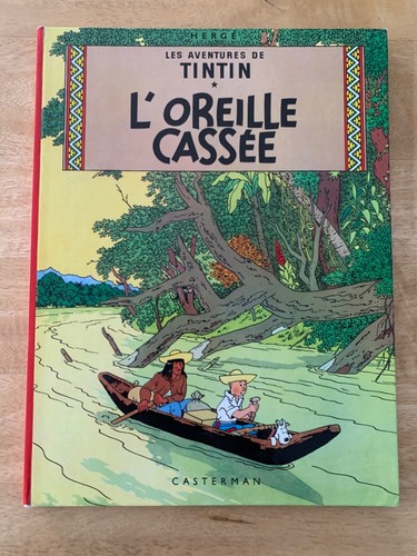 Tintin oreille cassée - l'oreille,