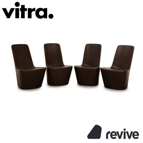 Vitra monopod cuir fauteuil - vitra,
