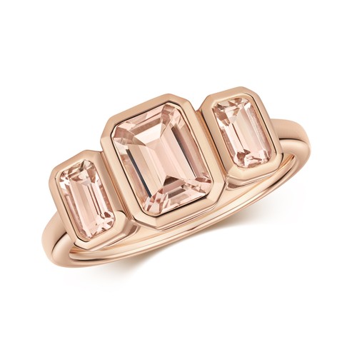Bague femme trilogie rose - bague, or