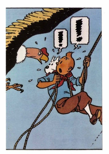 Postcard print hergé - print, /