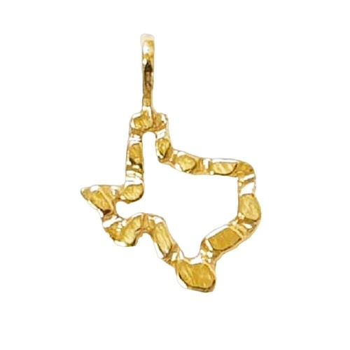14k jaune texas état carte - texas,