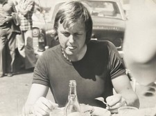 PHOTO TIRAGE ORIGINAL 1975 FORMULE 1 RONNIE PETERSON PILOTE F1