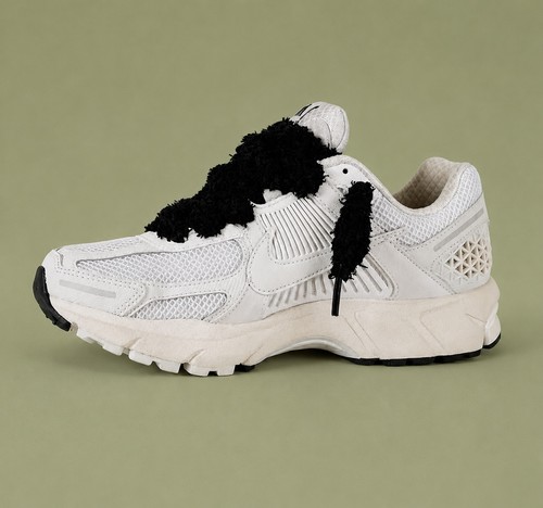 Lacets fluffy épais noir - 2,