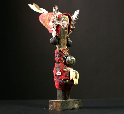 African nkisi nkondi statue - african,