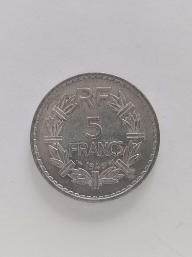Piece francs annee 1949 - 5,