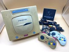 Console Sega Saturn blanche HST-3220 select option bundle testé fonctionnel...