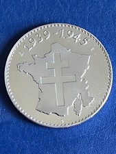 MEDAILLE 40 mm 6 JUIN 1944 DEBARQUEMENT DE NORMANDIE WW2 1939 1945