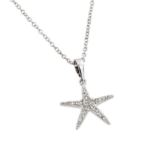 Collier argent sterling - en,
