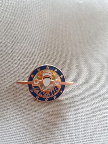 Pin émaillé doré - pin's, "émaillé