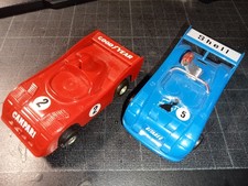 Lot 2 SLOT CAR Circuit electrique ALPHA ROMEO CAN AM + LIGIER GITANE POLISTIL