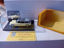 1/43 CITROËN ID 19 AMBULANCE 1963 ATLAS EN BOITE VITRINE ET CERTIFICAT