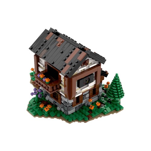 Moc 57549 medieval - moc-57549, bungalow