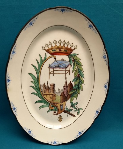 Lyon 1877 imposant plat - plat, en