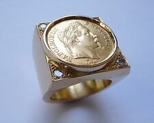 Chevalière or carré avec