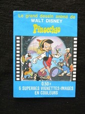 PINOCCHIO WALT DISNEY  POCHETTE PACK  1975  AGE AGEDUCATIFS PANINI