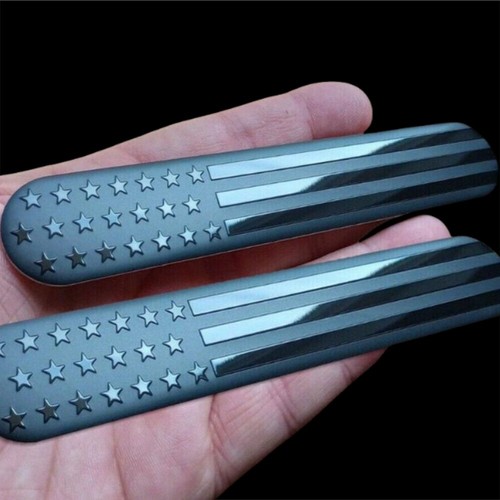 2pcs black american flag - black,
