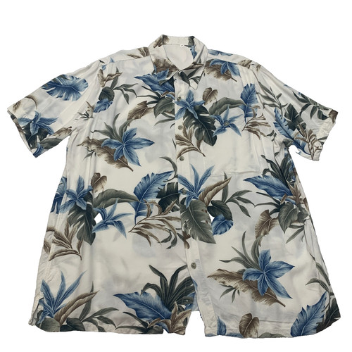 Chemise hawaïenne blanche - chemise,