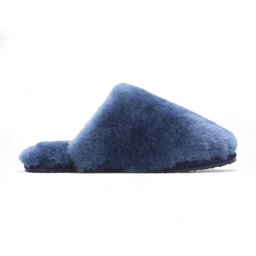 Femmes chaussons peau de - femmes, en
