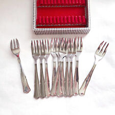 Coffret 12 fourchettes à dessert inox Simon 18/10 vintage