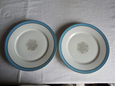 2 ASSIETTES EN PORCELAINE DE PARIS 19eme siècle