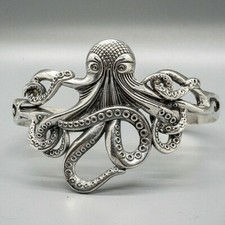 Kraken Mer Monster 925 Argent