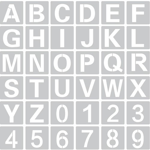 Pochoirs lettres et - pochoirs,