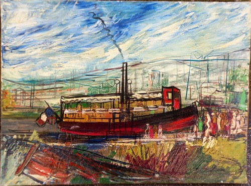Peinture marine toulon huile - marine,