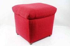 Ancien Pouf À Linge Coffre À