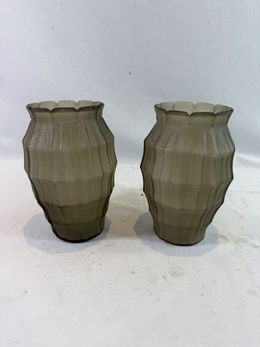 Paire vases vintage en - paire,