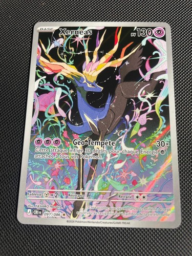 Carte pokémon xerneas - carte,