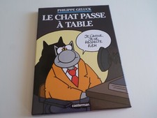geluck - le chat passe a table