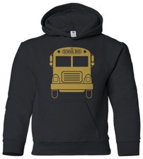 Gold School Bus Youth Hoodie