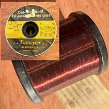 Fil cuivre émaillé vernis