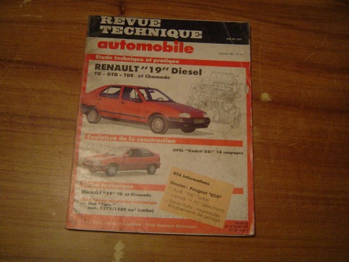Revue technique mecanique - revue,
