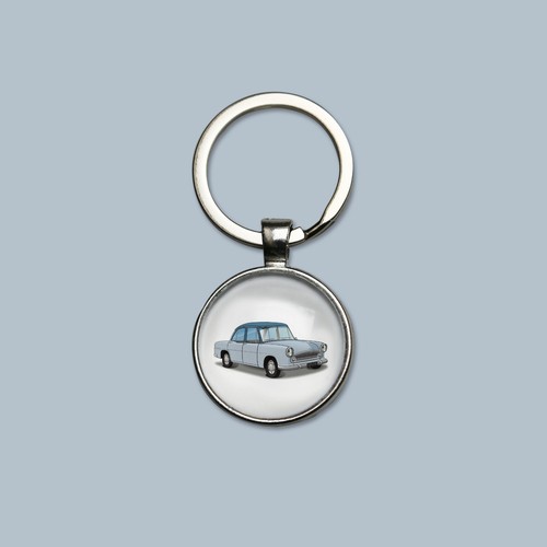 Porte clefs simca ariane bleu - porte-clefs,