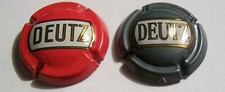 Lot de 2 capsules de champagne "DEUTZ"