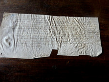parchemin medieval de 1470