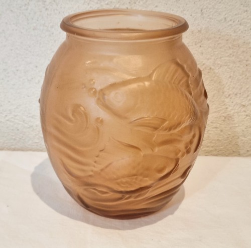 Vase boule art déco souchon - art,