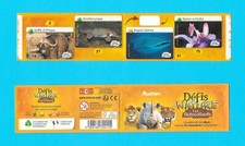 Défis Nature, Les Autocollants AUCHAN Pochette Stickers N° 3, 27, 51, 75