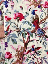 Tissu de coton indien bloc