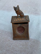 porte montre gousset ancien en bois renard